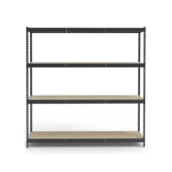 Estanteria metalica ar stocker 200x200x70 cm 4 estantes 450 kg por estante bandeja de madera sin
