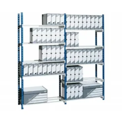 Estanteria Paperflow metalica con 5 estantes acero