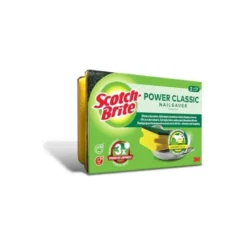 Estropajo salvauñas marca Scotch brite fibra verde