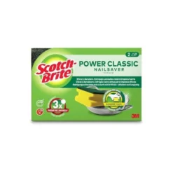 Estropajo salvauñas marca Scotch brite fibra verde