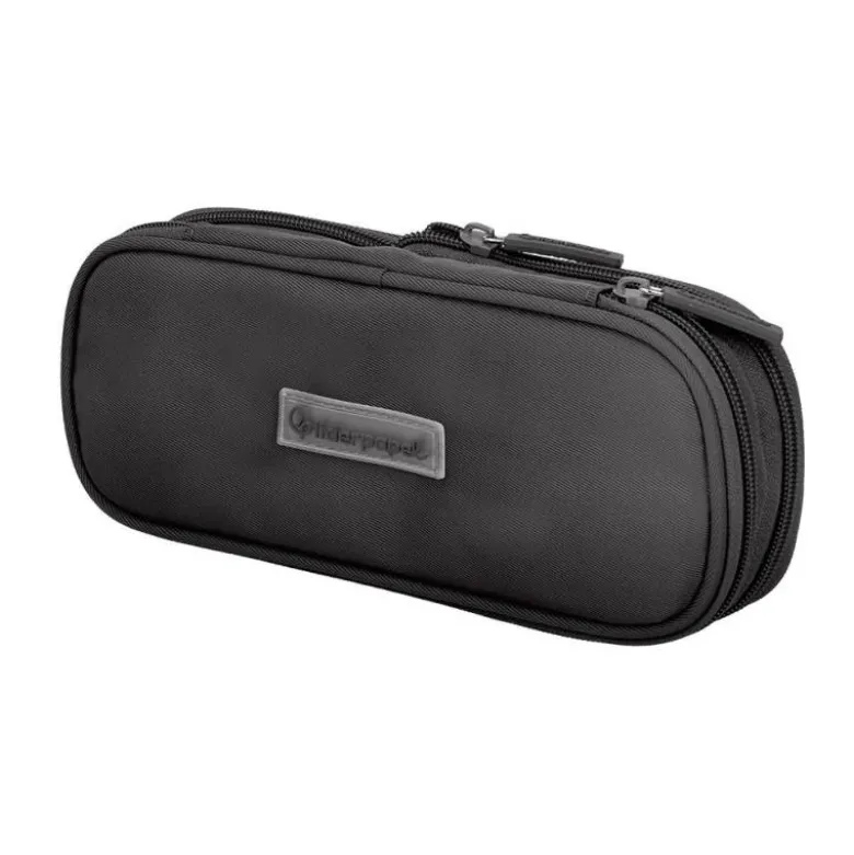 ESTUCHE PORTATODO LIDERPAPEL COLOR POP 2 CREMALLERAS COMPARTIMENTO EXTENSIBLE 230X60 MM