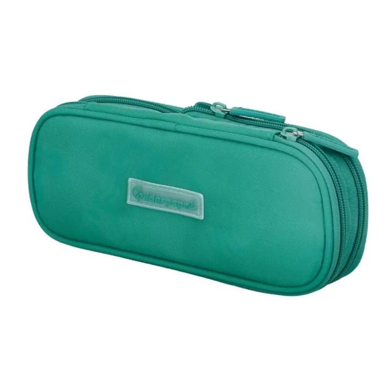 ESTUCHE PORTATODO LIDERPAPEL COLOR POP 2 CREMALLERAS COMPARTIMENTO EXTENSIBLE 230X60 MM