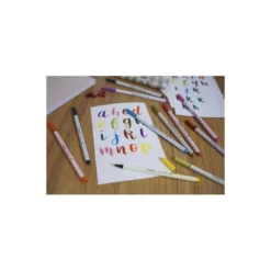 Estuche rotulador Stabilo Pen 68 Brush Acuarelable 12 unidades Punta pincel