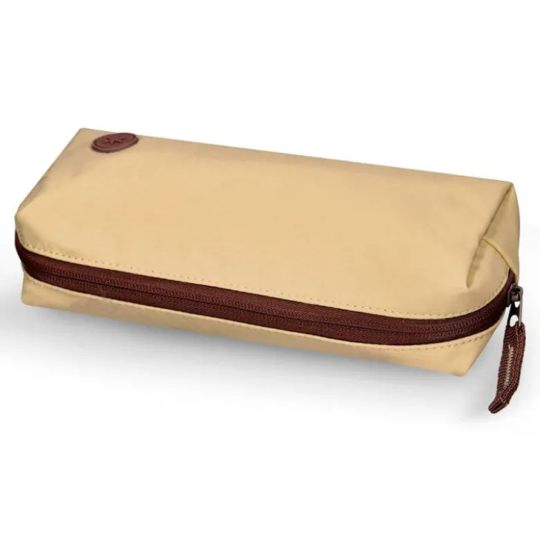 ESTUCHE PORTATODO ANTARTIK BASIC PACK 1 COMPARTIMENTO BEIGE COMPAÑERO MOCHILA 80X55X210 MM