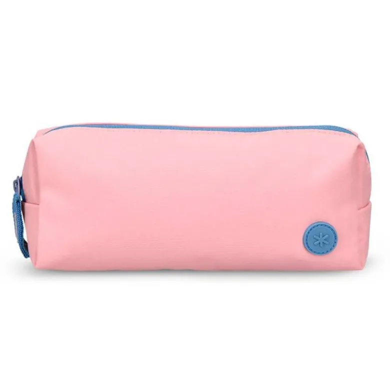 ESTUCHE PORTATODO ANTARTIK BASIC PACK 1 COMPARTIMENTO ROSA COMPAÑERO MOCHILA 80X55X210 MM