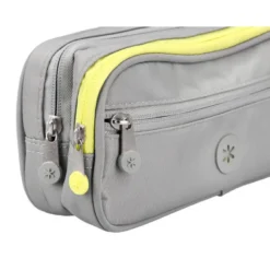 ESTUCHE PORTATODO ANTARTIK FUSION FLEX 3 CREMALLERAS GRIS COMPAÑERO MOCHILA 100X60X220 MM