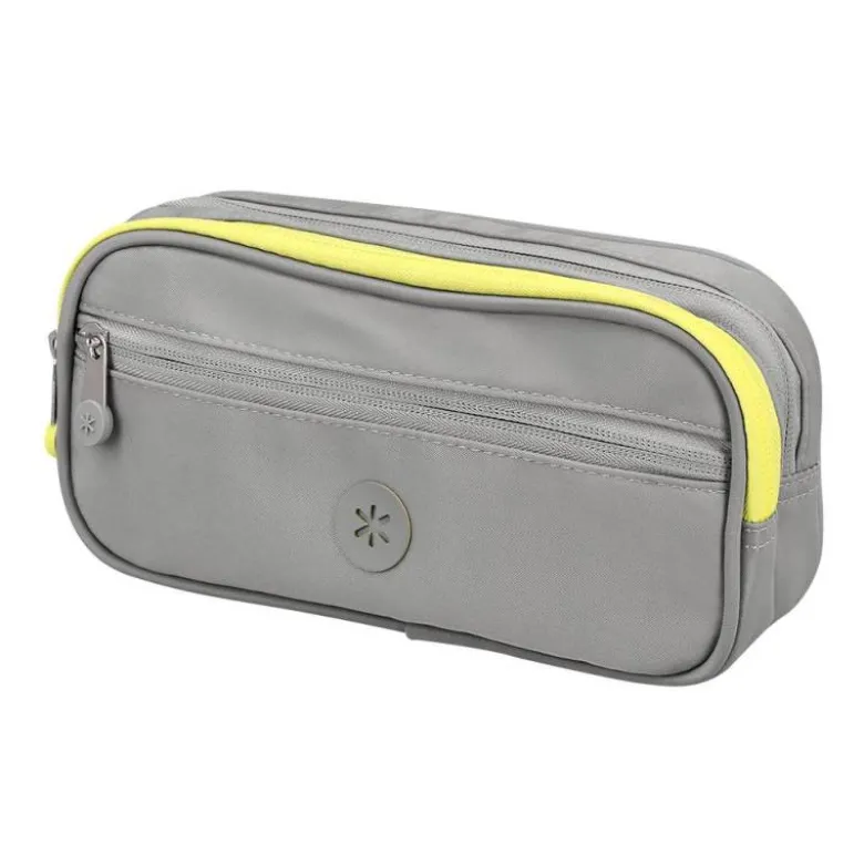 ESTUCHE PORTATODO ANTARTIK FUSION FLEX 3 CREMALLERAS GRIS COMPAÑERO MOCHILA 100X60X220 MM