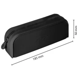 ESTUCHE PORTATODO ANTARTIK PRISMA SILICONA SOFT RECTANGULAR 185X50X75 MM NEGRO
