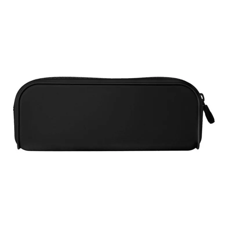 ESTUCHE PORTATODO ANTARTIK PRISMA SILICONA SOFT RECTANGULAR 185X50X75 MM NEGRO