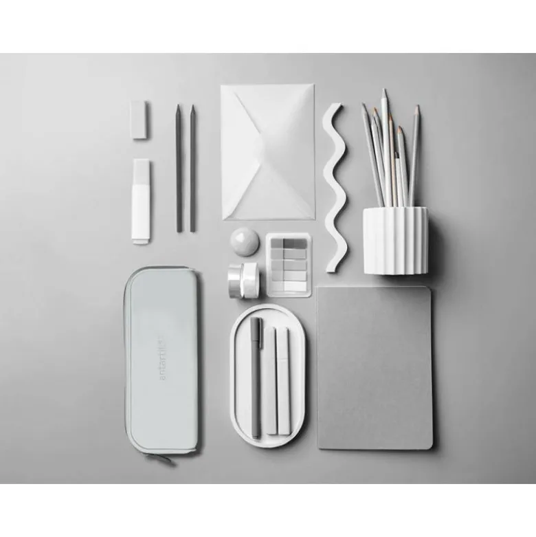 ESTUCHE PORTATODO ANTARTIK PRISMA SILICONA SOFT RECTANGULAR 185X50X75 MM GRIS