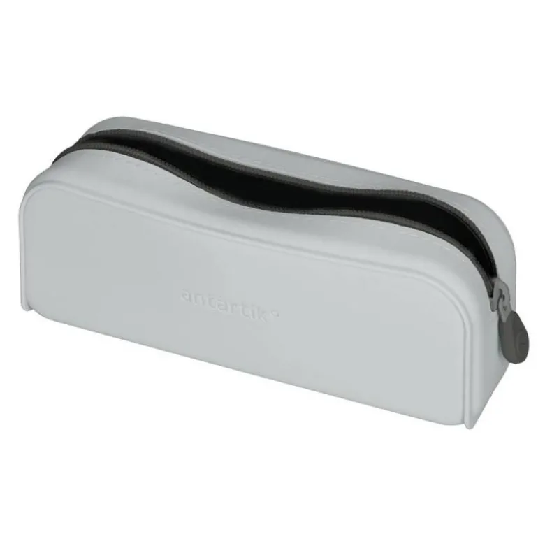 ESTUCHE PORTATODO ANTARTIK PRISMA SILICONA SOFT RECTANGULAR 185X50X75 MM GRIS