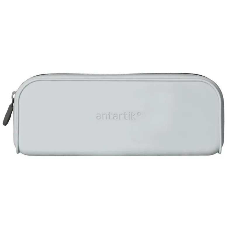 ESTUCHE PORTATODO ANTARTIK PRISMA SILICONA SOFT RECTANGULAR 185X50X75 MM GRIS