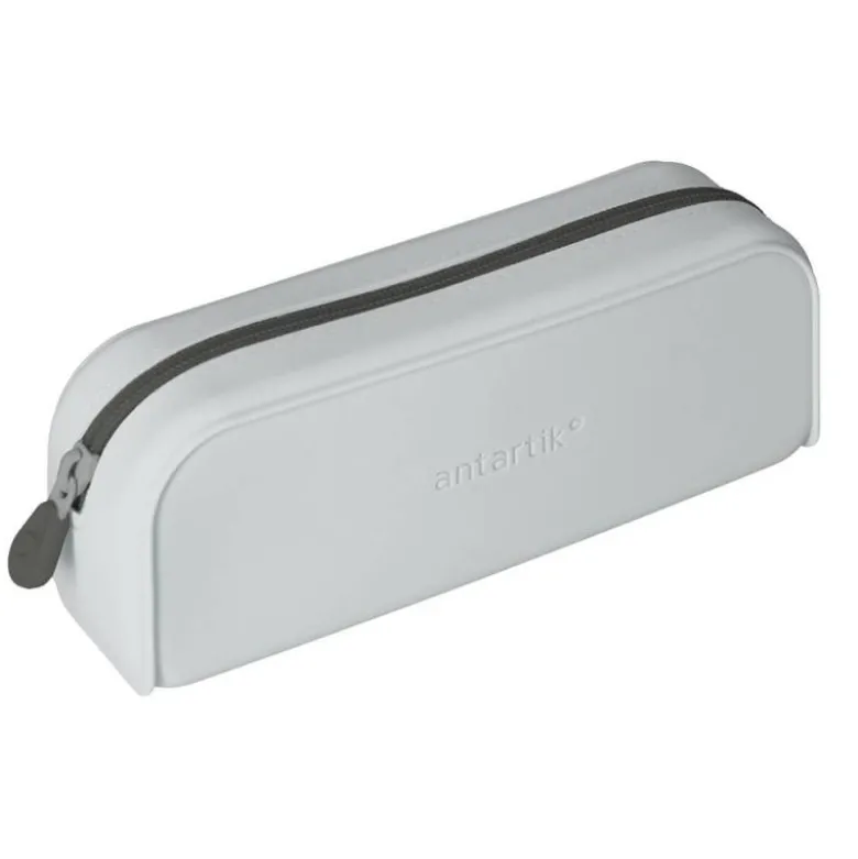 ESTUCHE PORTATODO ANTARTIK PRISMA SILICONA SOFT RECTANGULAR 185X50X75 MM GRIS