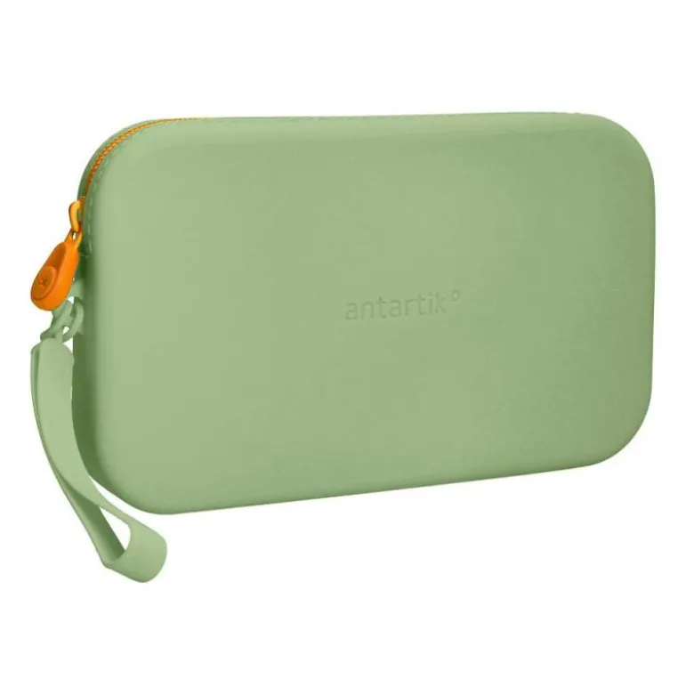 ESTUCHE PORTATODO ANTARTIK TROPICAL DIVE SILICONA SOFT RECTANGULAR 190X120X25 MM VERDE MILITAR