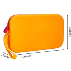 ESTUCHE PORTATODO ANTARTIK TROPICAL DIVE SILICONA SOFT RECTANGULAR 190X120X25 MM NARANJA