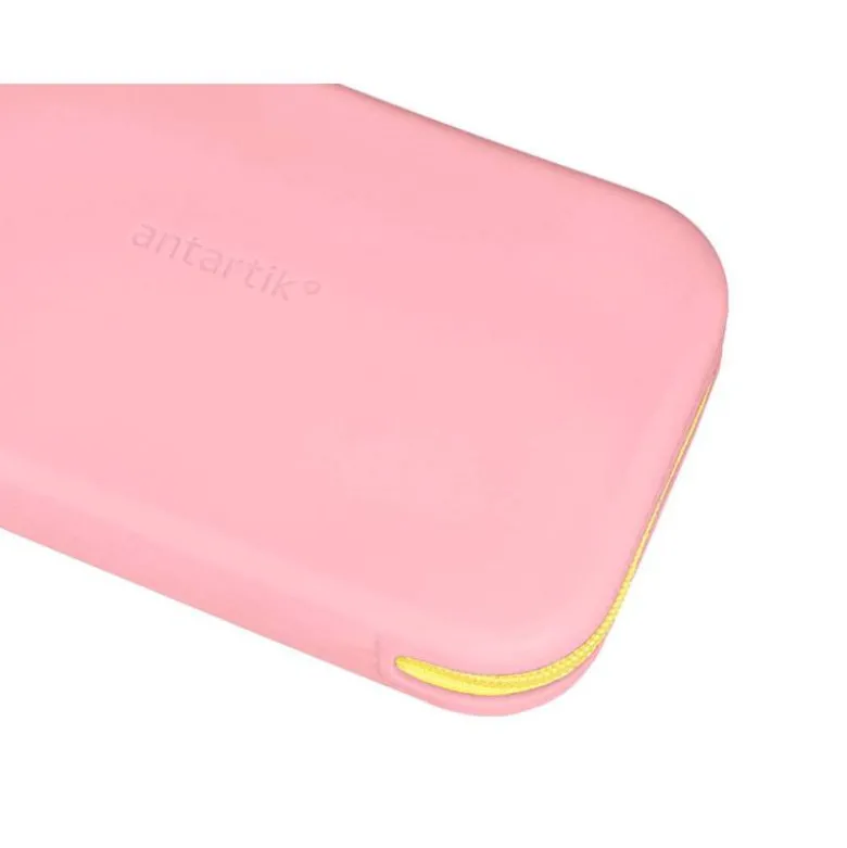 ESTUCHE PORTATODO ANTARTIK TROPICAL DIVE SILICONA SOFT RECTANGULAR 190X120X25 MM ROSA CHICLE