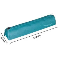 ESTUCHE PORTATODO LIDERPAPEL SLIM CILINDRICO 220X45MM AZULTURQUESA