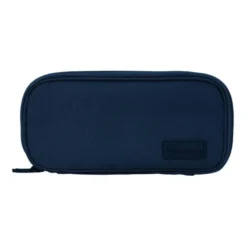 ESTUCHE PORTATODO LIDERPAPEL FUNKY 3 CREMALLERAS CON APERTURAS LATERALES AZUL FUSCIA TURQUESA 220X100X65 MM