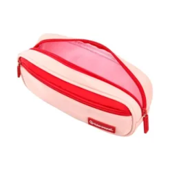 ESTUCHE PORTATODO LIDERPAPEL DUO 2 CREMALLERAS CON BOLSILLOFRONTAL ROSA 20X90X50 MM