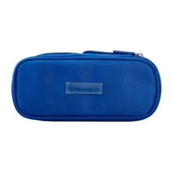 ESTUCHE PORTATODO LIDERPAPEL COLOR POP 2 CREMALLERAS CON COMPARTIMENTO EXTENSIBLE AZUL 230 X 60 MM