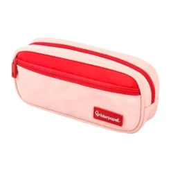 ESTUCHE PORTATODO LIDERPAPEL DUO 2 CREMALLERAS CON BOLSILLO FRONTAL 220X90X50 MM