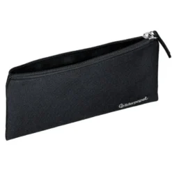 ESTUCHE PORTATODO LIDERPAPEL PLANO ANCHO UNA CREMALLERA 200X100 MM NEGRO