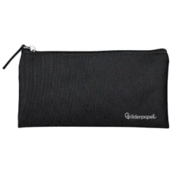 ESTUCHE PORTATODO LIDERPAPEL PLANO ANCHO UNA CREMALLERA 200X100 MM NEGRO