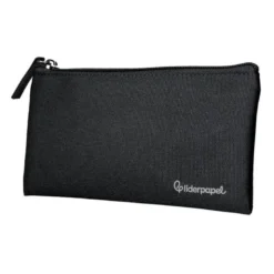 ESTUCHE PORTATODO LIDERPAPEL PLANO ANCHO UNA CREMALLERA 200X100 MM NEGRO