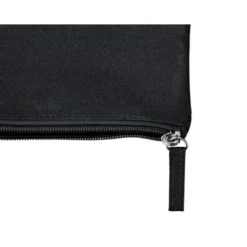 ESTUCHE PORTATODO LIDERPAPEL PLANO ANCHO UNA CREMALLERA 200X100 MM NEGRO