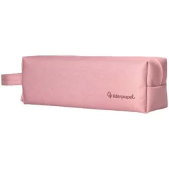 ESTUCHE PORTATODO LIDERPAPEL CLASSIC RECTANGULAR CON ASA 210X70MM ROSA
