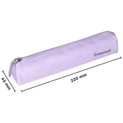 ESTUCHE PORTATODO LIDERPAPEL SLIM CILINDRICO 220X45MM LILA