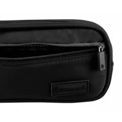 ESTUCHE PORTATODO LIDERPAPEL DUO 2 CREMALLERAS CON BOLSILLOFRONTAL NEGRO 220X90X50 MM