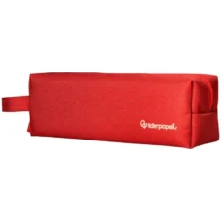 ESTUCHE PORTATODO LIDERPAPEL CLASSIC RECTANGULAR CON ASA 210X70MM ROJO