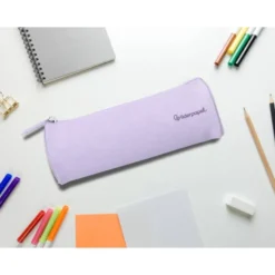 ESTUCHE PORTATODO LIDERPAPEL CLASSIC CILINDRICO ANCHO 210X70MM LILA