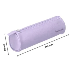 ESTUCHE PORTATODO LIDERPAPEL CLASSIC CILINDRICO ANCHO 210X70MM LILA