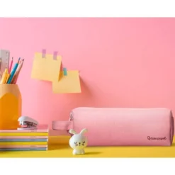 ESTUCHE PORTATODO LIDERPAPEL CLASSIC RECTANGULAR CON ASA 2 CREMALLERAS 210 X80MM ROSA