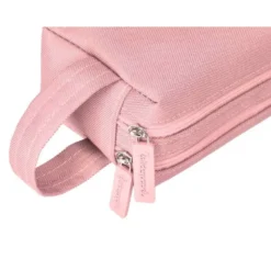 ESTUCHE PORTATODO LIDERPAPEL CLASSIC RECTANGULAR CON ASA 2 CREMALLERAS 210 X80MM ROSA