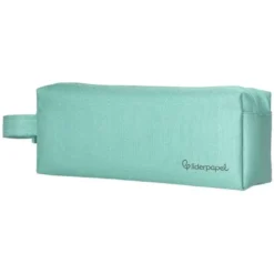 ESTUCHE PORTATODO LIDERPAPEL CLASSIC RECTANGULAR CON ASA 2 CREMALLERAS 210 X80MM VERDE MANZANA