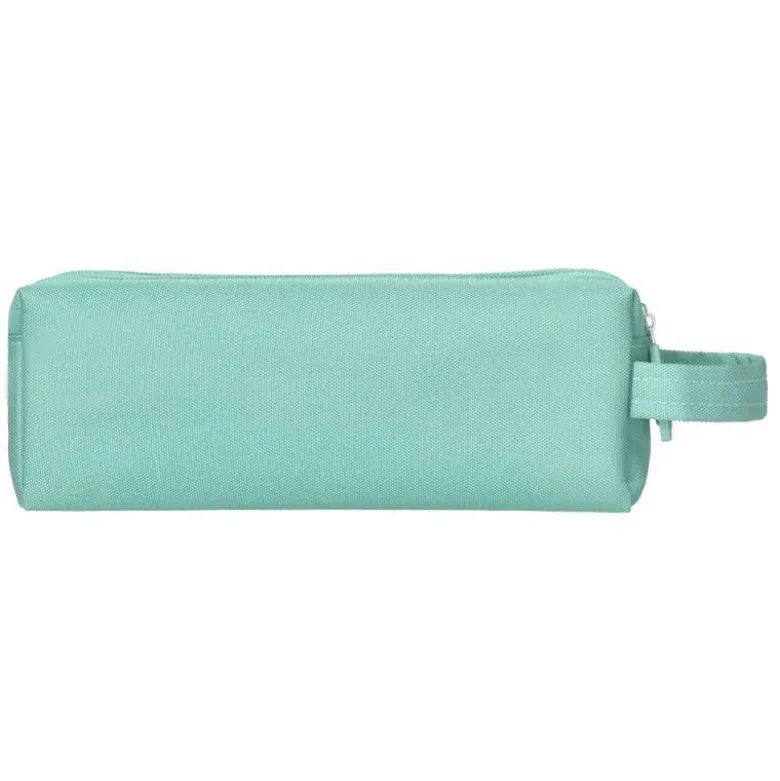 ESTUCHE PORTATODO LIDERPAPEL CLASSIC RECTANGULAR CON ASA 2 CREMALLERAS 210 X80MM VERDE MANZANA