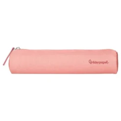 ESTUCHE PORTATODO LIDERPAPEL SLIM CILINDRICO 220X45MM ROSA MELOCOTON