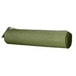 ESTUCHE PORTATODO LIDERPAPEL SLIM CILINDRICO 220X45MM VERDE MILITAR