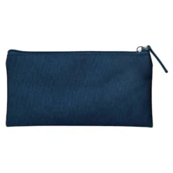 ESTUCHE PORTATODO LIDERPAPEL PLANO ANCHO UNA CREMALLERA 200X100 MM AZUL MARINO