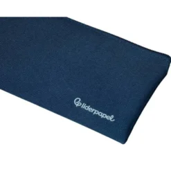 ESTUCHE PORTATODO LIDERPAPEL PLANO ANCHO UNA CREMALLERA 200X100 MM AZUL MARINO