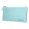 ESTUCHE PORTATODO LIDERPAPEL PLANO ANCHO UNA CREMALLERA 200X100 MM AZUL CELESTE