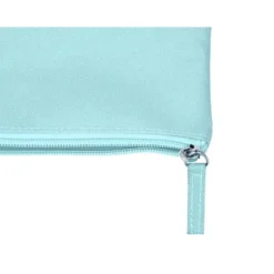 ESTUCHE PORTATODO LIDERPAPEL PLANO ANCHO UNA CREMALLERA 200X100 MM AZUL CELESTE
