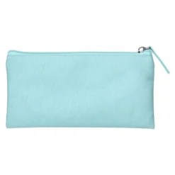 ESTUCHE PORTATODO LIDERPAPEL PLANO ANCHO UNA CREMALLERA 200X100 MM AZUL CELESTE