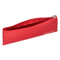 ESTUCHE PORTATODO LIDERPAPEL PLANO ESTRECHO UNA CREMALLERA 200X60 MM ROJO