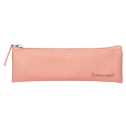 ESTUCHE PORTATODO LIDERPAPEL PLANO ESTRECHO UNA CREMALLERA 200X60 MM ROSA MELOCOTON