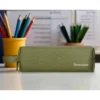 ESTUCHE PORTATODO LIDERPAPEL CLASSIC RECTANGULAR CON ASA 210X70MM VERDE MILITAR