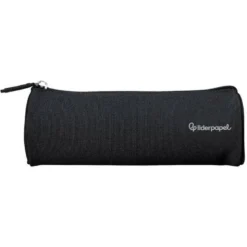 ESTUCHE PORTATODO LIDERPAPEL CLASSIC CILINDRICO ANCHO 210X70MM NEGRO